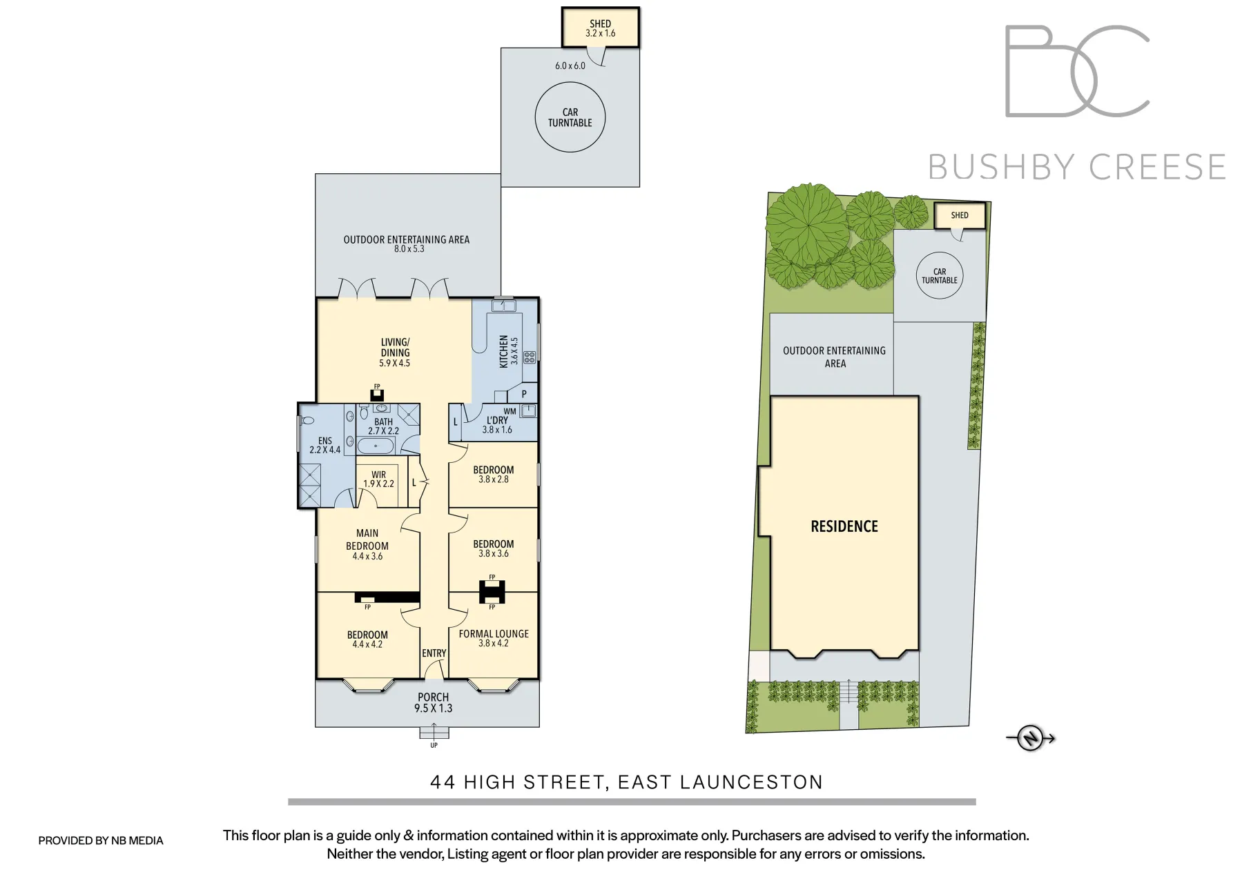 44 High Street floorplan