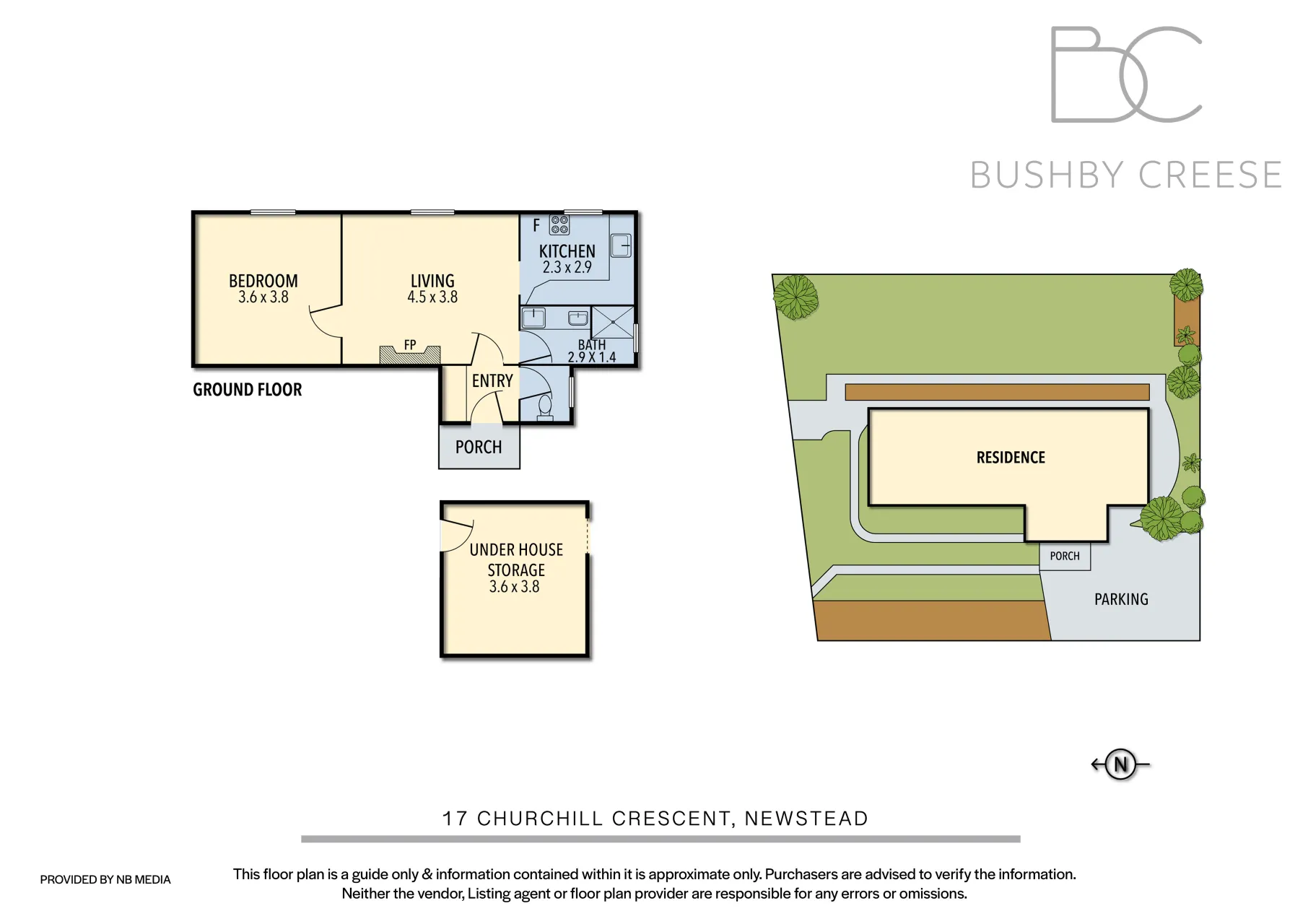17 Churchill Crescent floorplan