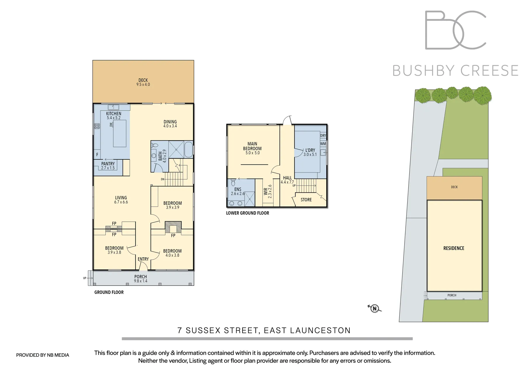 7 Sussex Street floorplan