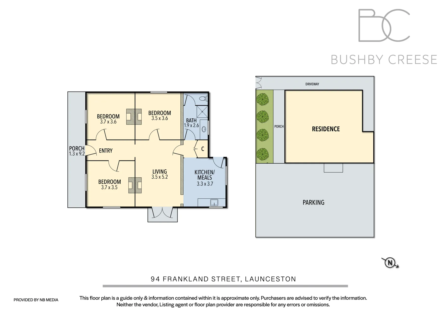 94 Frankland Street floorplan