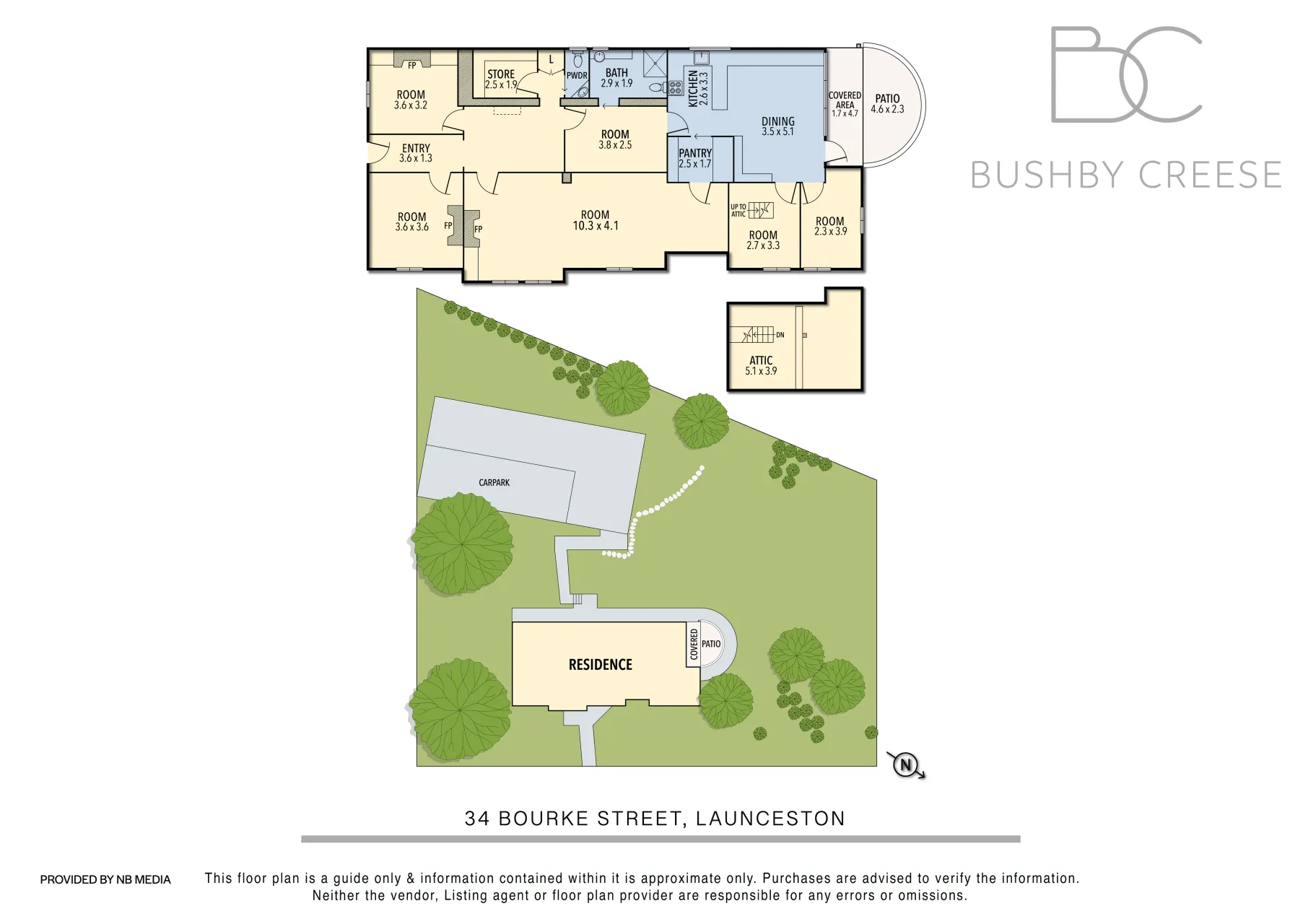 34 Bourke Street floorplan