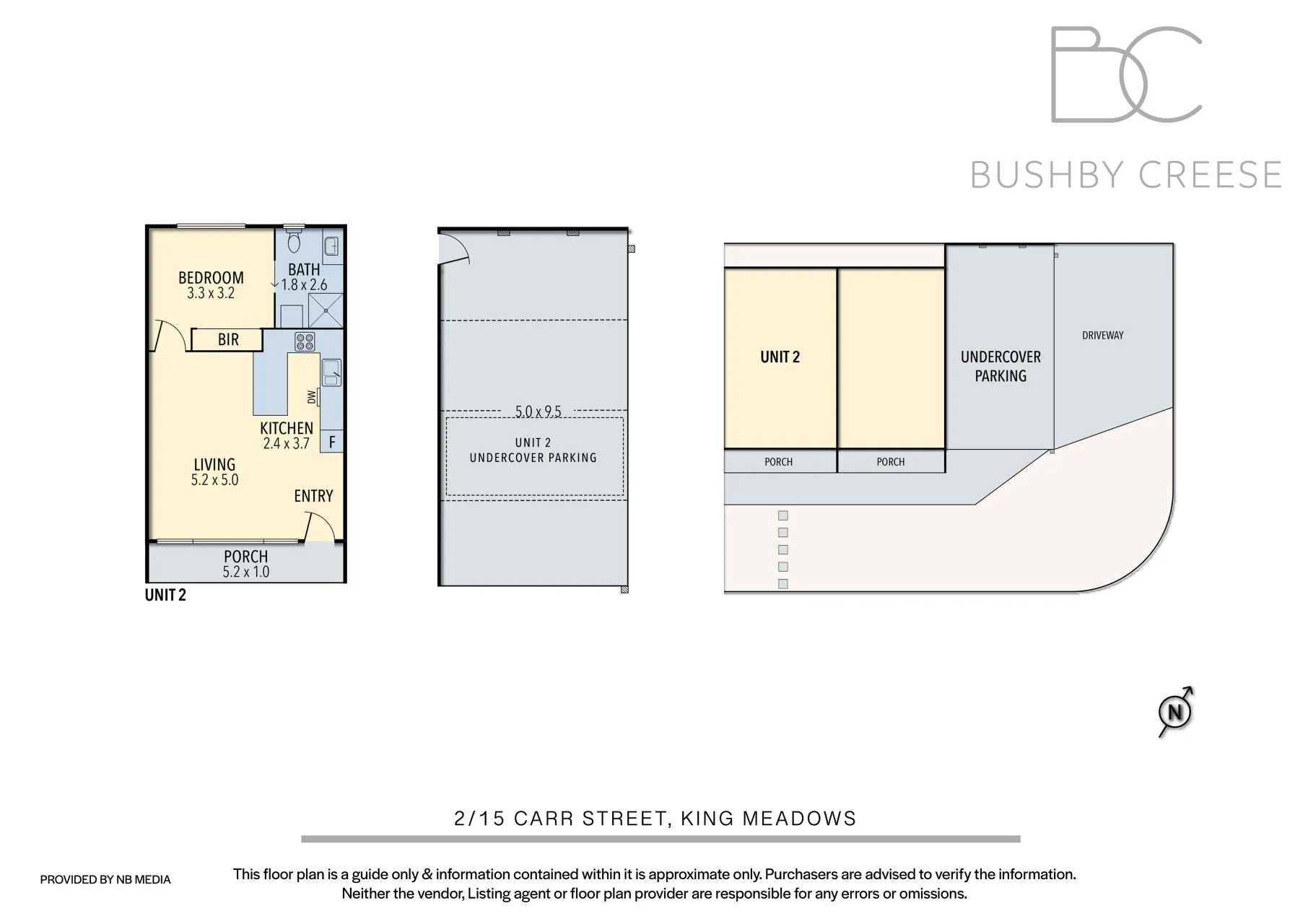 1 & 2/15 Carr Street floorplan