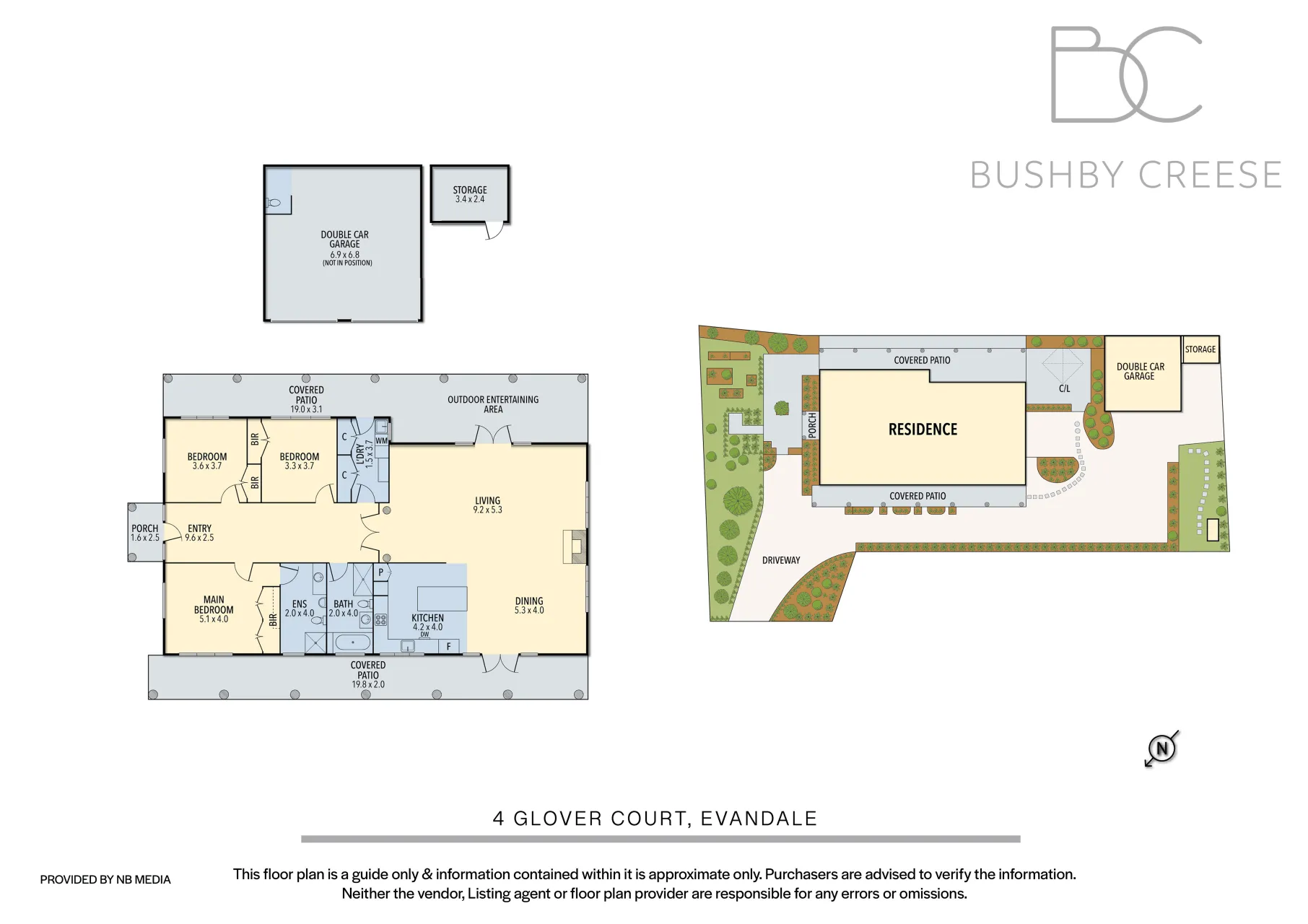 4 Glover Court floorplan