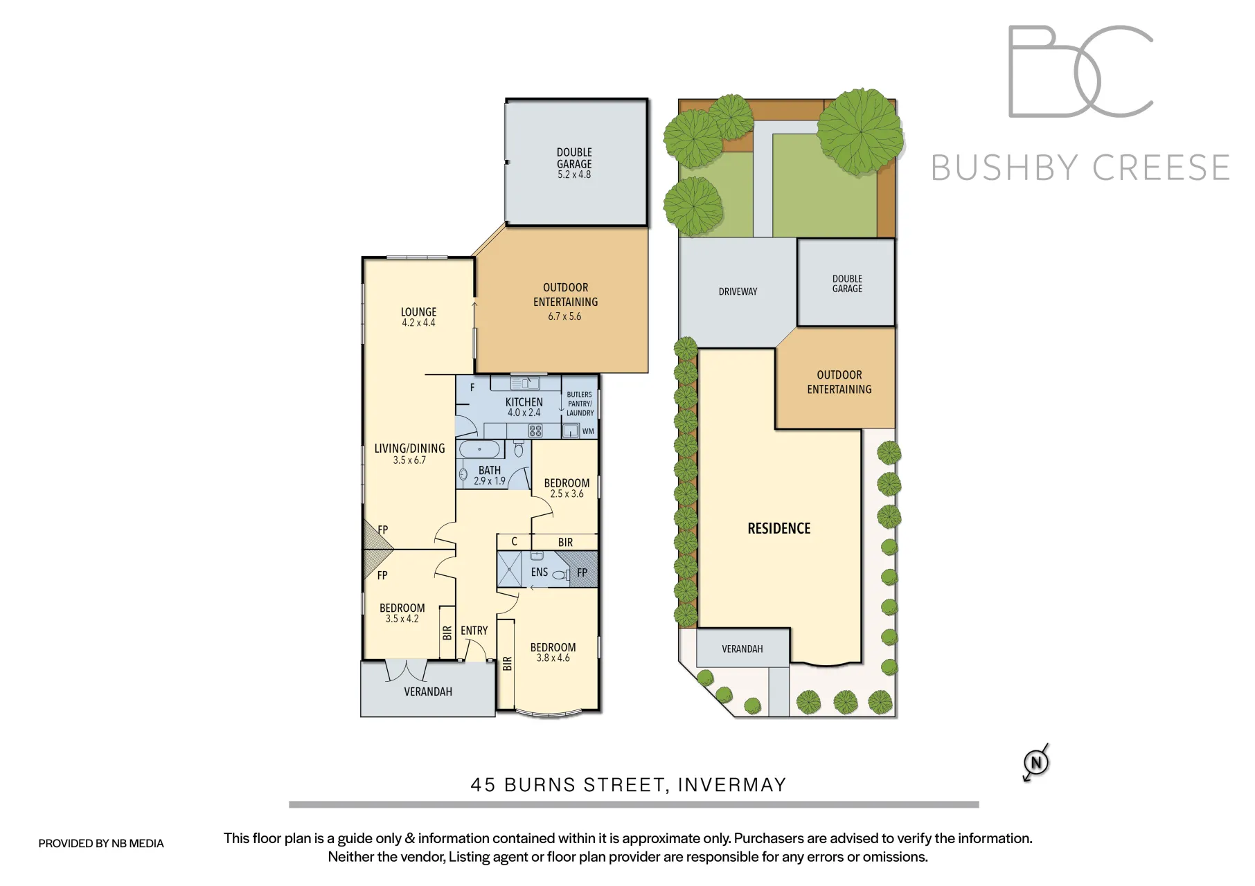 45 Burns Street floorplan