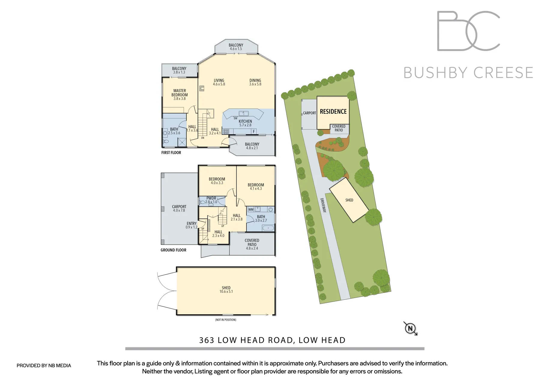 363 Low Head Road floorplan