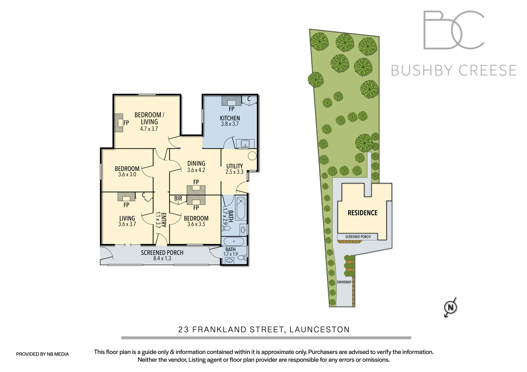 23 Frankland Street floorplan