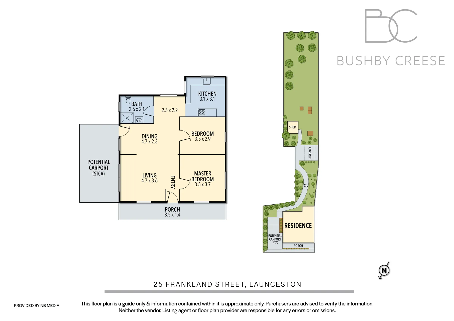 25 Frankland Street floorplan