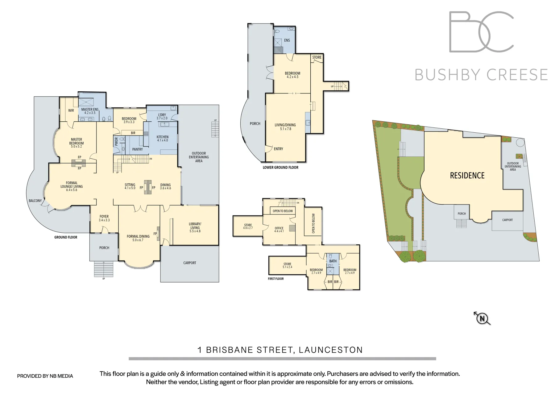 1 Brisbane Street floorplan